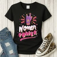 Women Power Rock Women's T-Shirt thumb 3