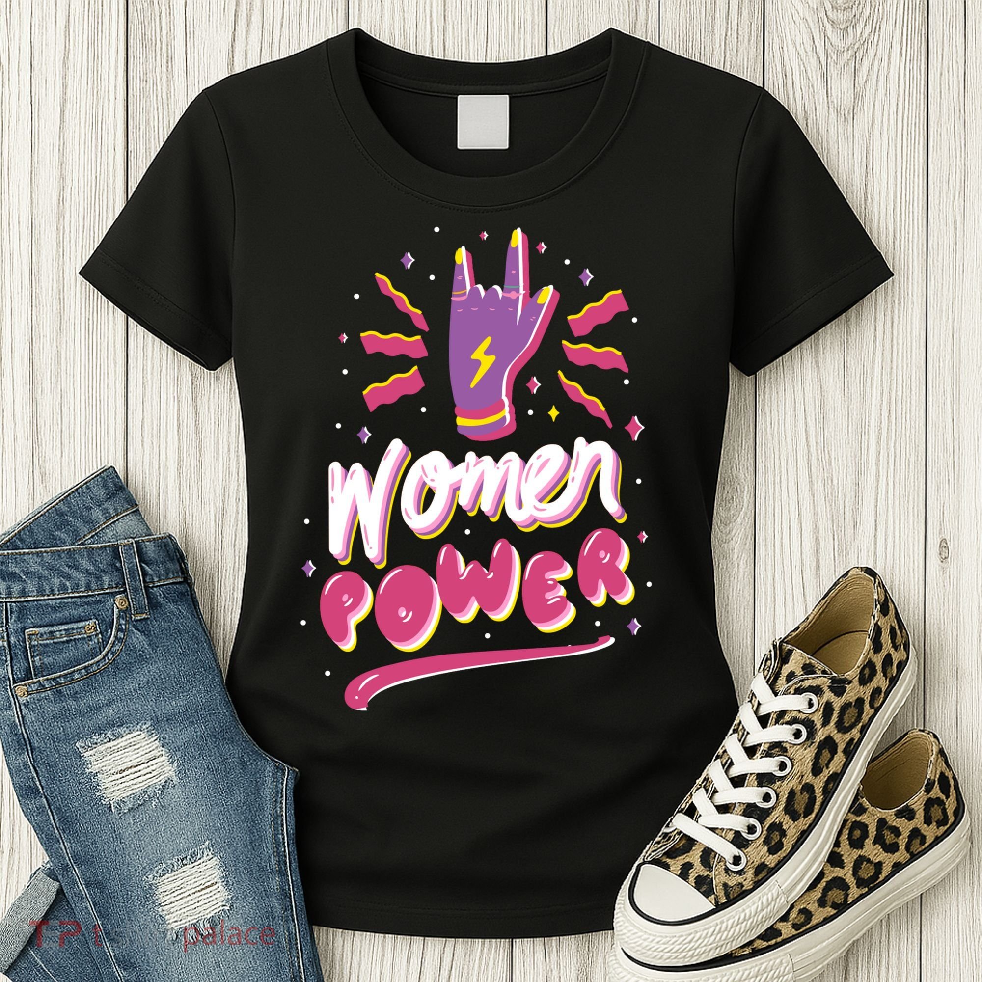 Women Power Rock Women's T-Shirt