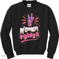 Women Power Rock Kids Sweatshirt thumb 0