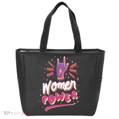 Women Power Rock Tote Bag