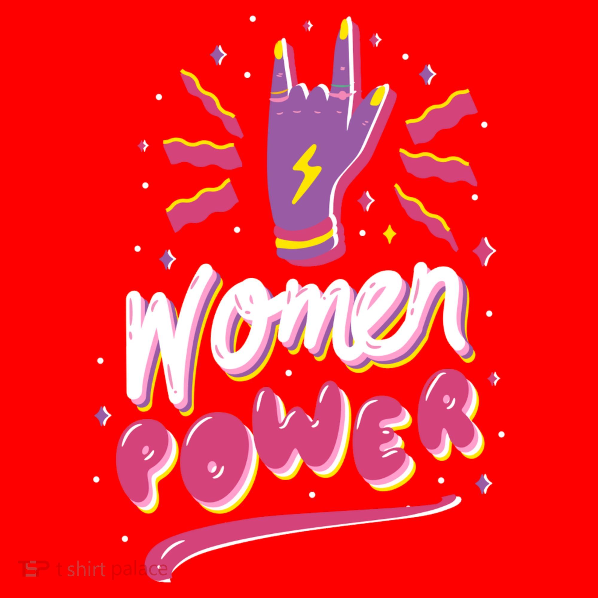 Women Power Rock Santa Hat