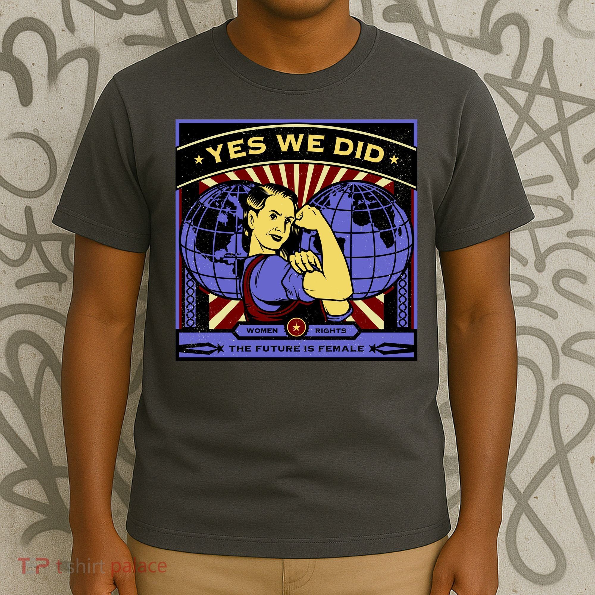 Women Rights - Yes We Did Resist Vintage T-Shirt