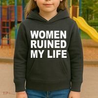 Women Ruined My Life Kids Hoodie thumb 3