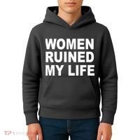 Women Ruined My Life Kids Hoodie thumb 4