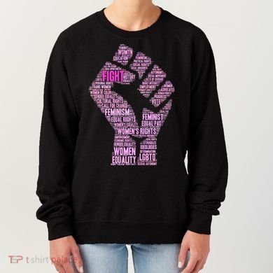 Women's March Equality Fist Mash Up Women's Sweatshirt