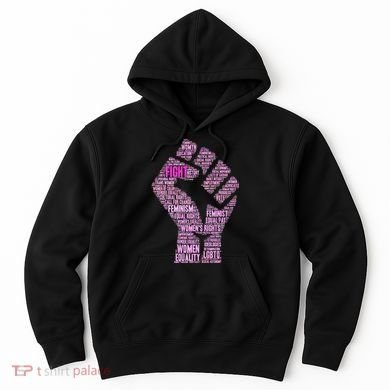 Women's March Equality Fist Mash Up Hoodie