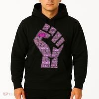 Women's March Equality Fist Mash Up Hoodie thumb 2