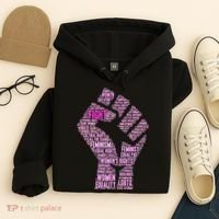 Women's March Equality Fist Mash Up Hoodie thumb 4
