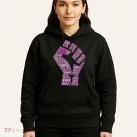 Women's March Equality Fist Mash Up Hoodie thumb 5