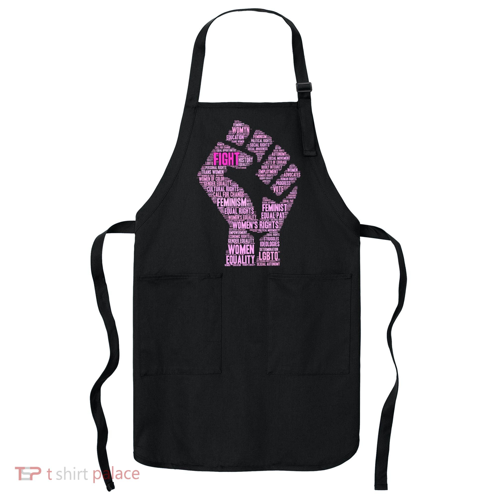 Women's March Equality Fist Mash Up Apron