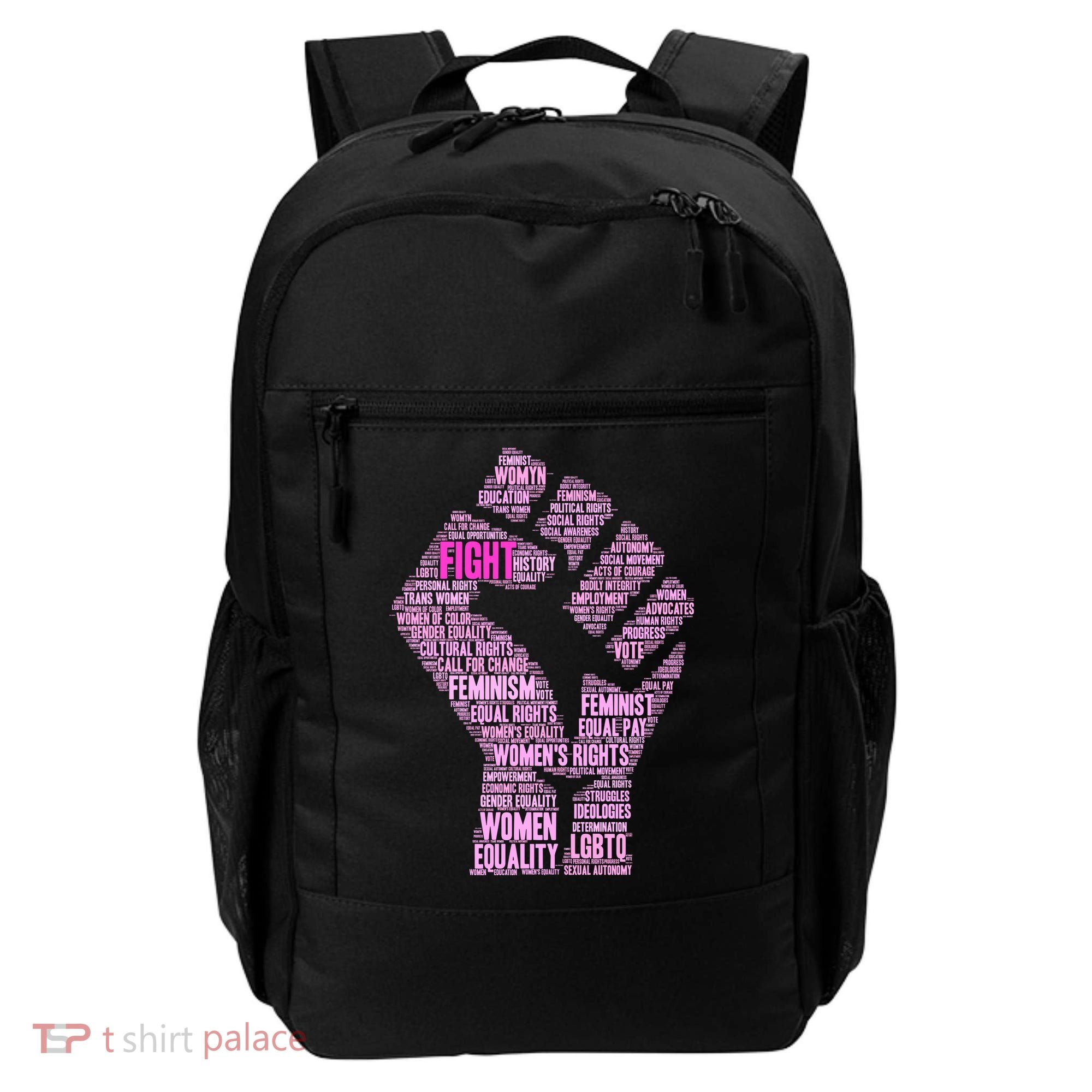 Women's March Equality Fist Mash Up Backpack