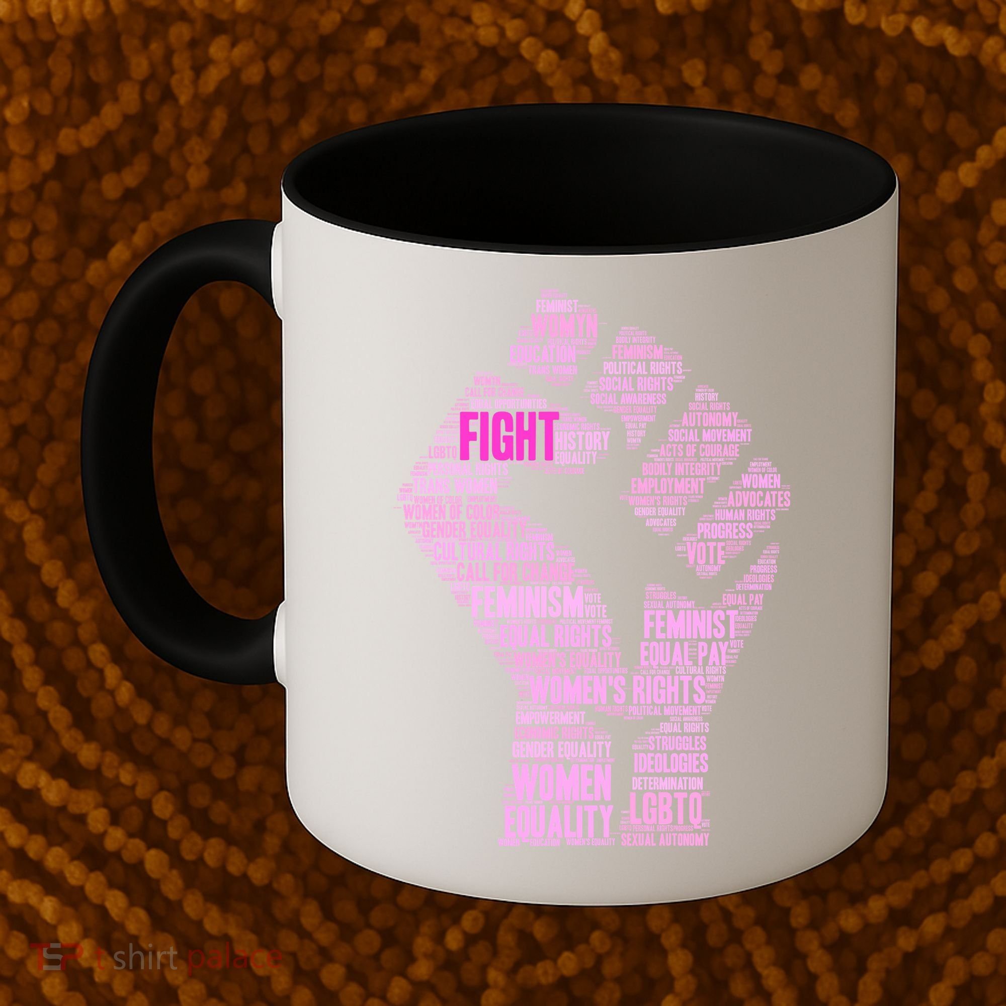Women's March Equality Fist Mash Up Coffee Mug