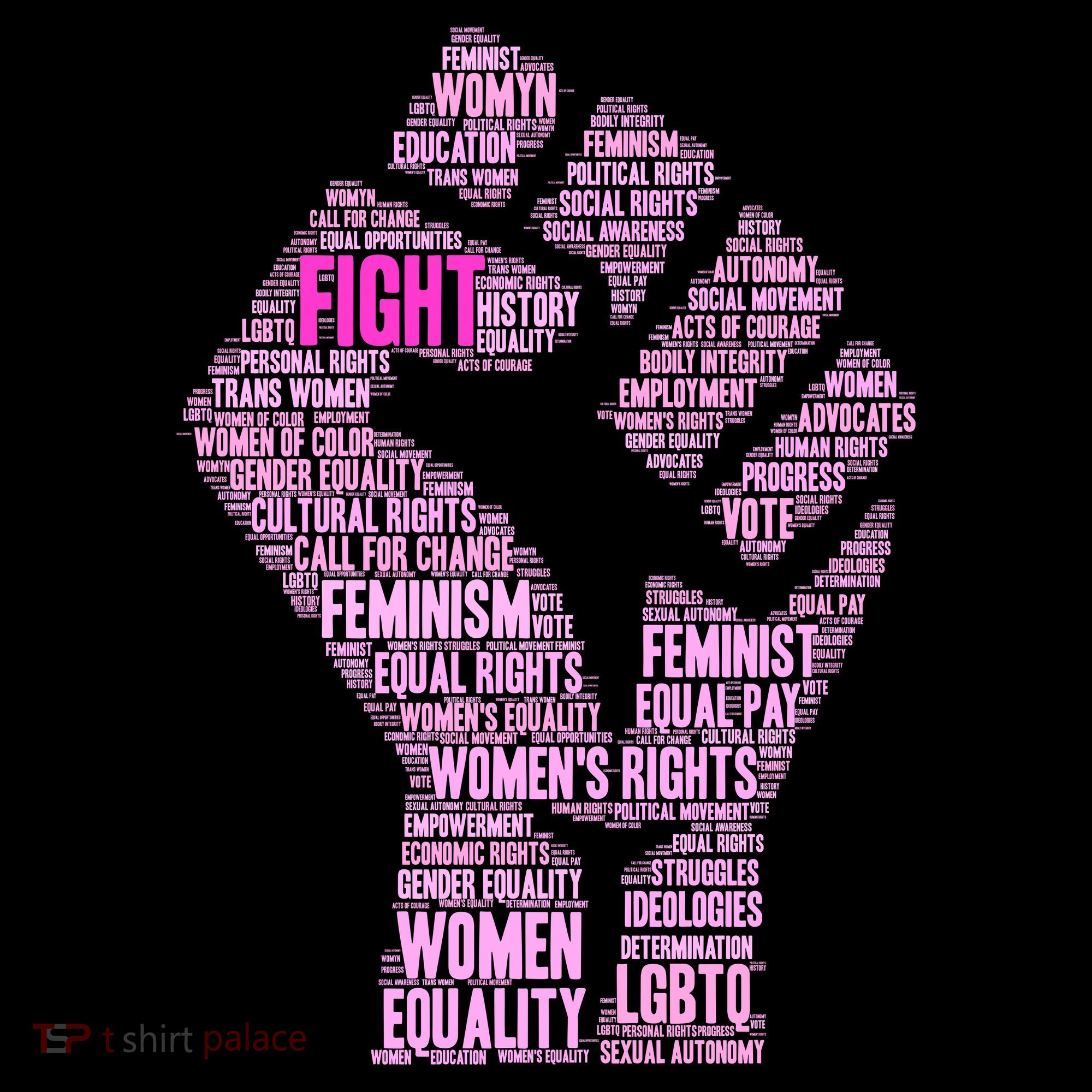 Women's March Equality Fist Mash Up Coffee Mug