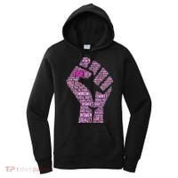 Women's March Equality Fist Mash Up Women's Hoodie thumb 0