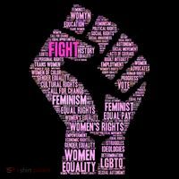 Women's March Equality Fist Mash Up Women's Tank Top thumb 5