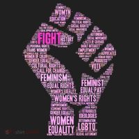 Women's March Equality Fist Mash Up Hat thumb 2