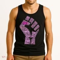 Women's March Equality Fist Mash Up Tank Top thumb 3