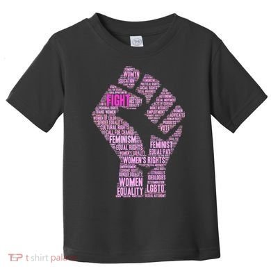 Women's March Equality Fist Mash Up Toddler T-Shirt