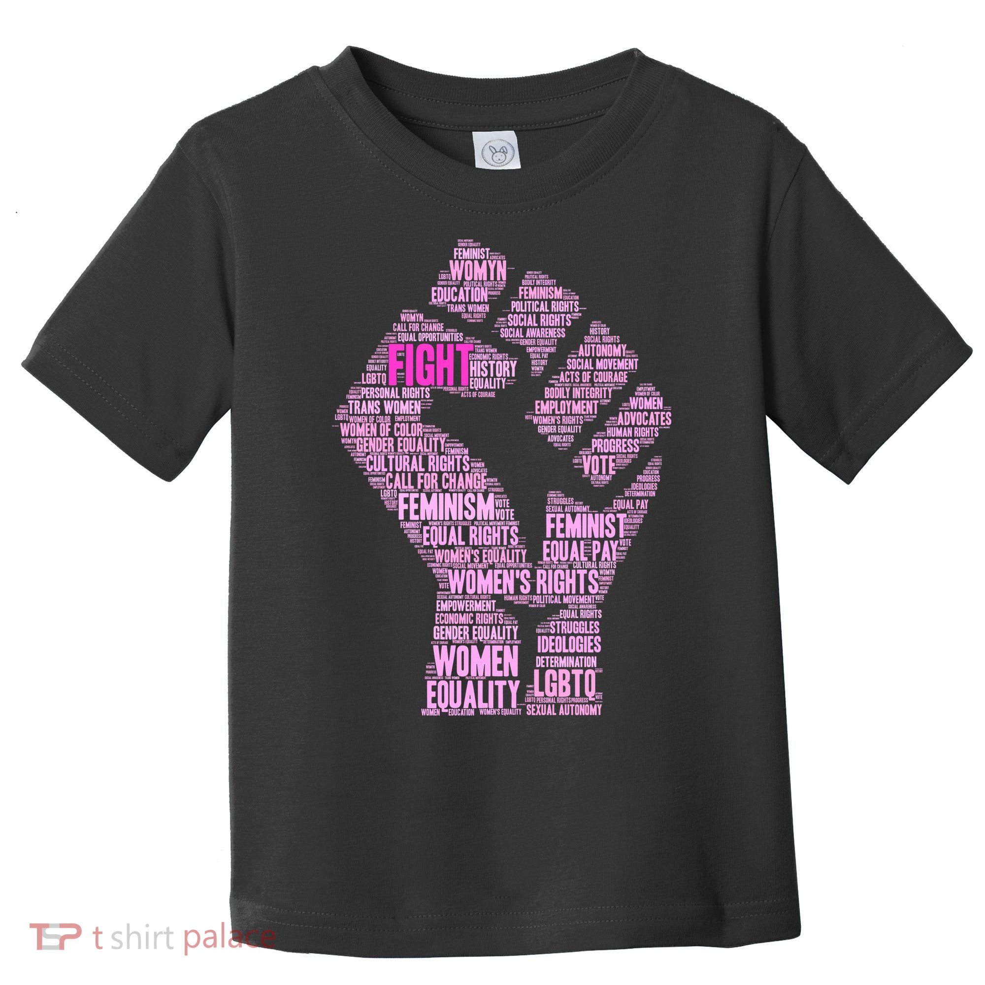 Women's March Equality Fist Mash Up Toddler T-Shirt