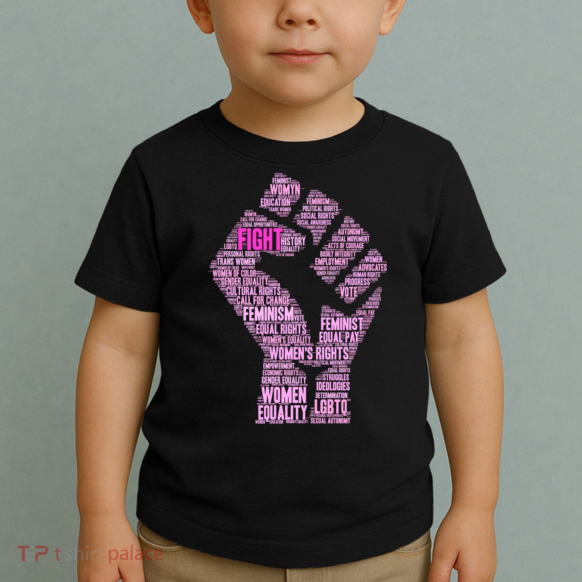 Women's March Equality Fist Mash Up Toddler T-Shirt
