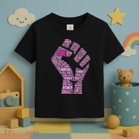 Women's March Equality Fist Mash Up Toddler T-Shirt thumb 3