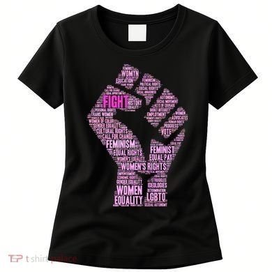 Women's March Equality Fist Mash Up Women's T-Shirt