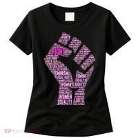 Women's March Equality Fist Mash Up Women's T-Shirt thumb 0