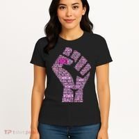 Women's March Equality Fist Mash Up Women's T-Shirt thumb 4