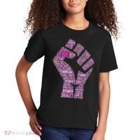 Women's March Equality Fist Mash Up Kids T-Shirt thumb 2