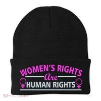 Women's Rights Are Human Rights Beanie thumb 0