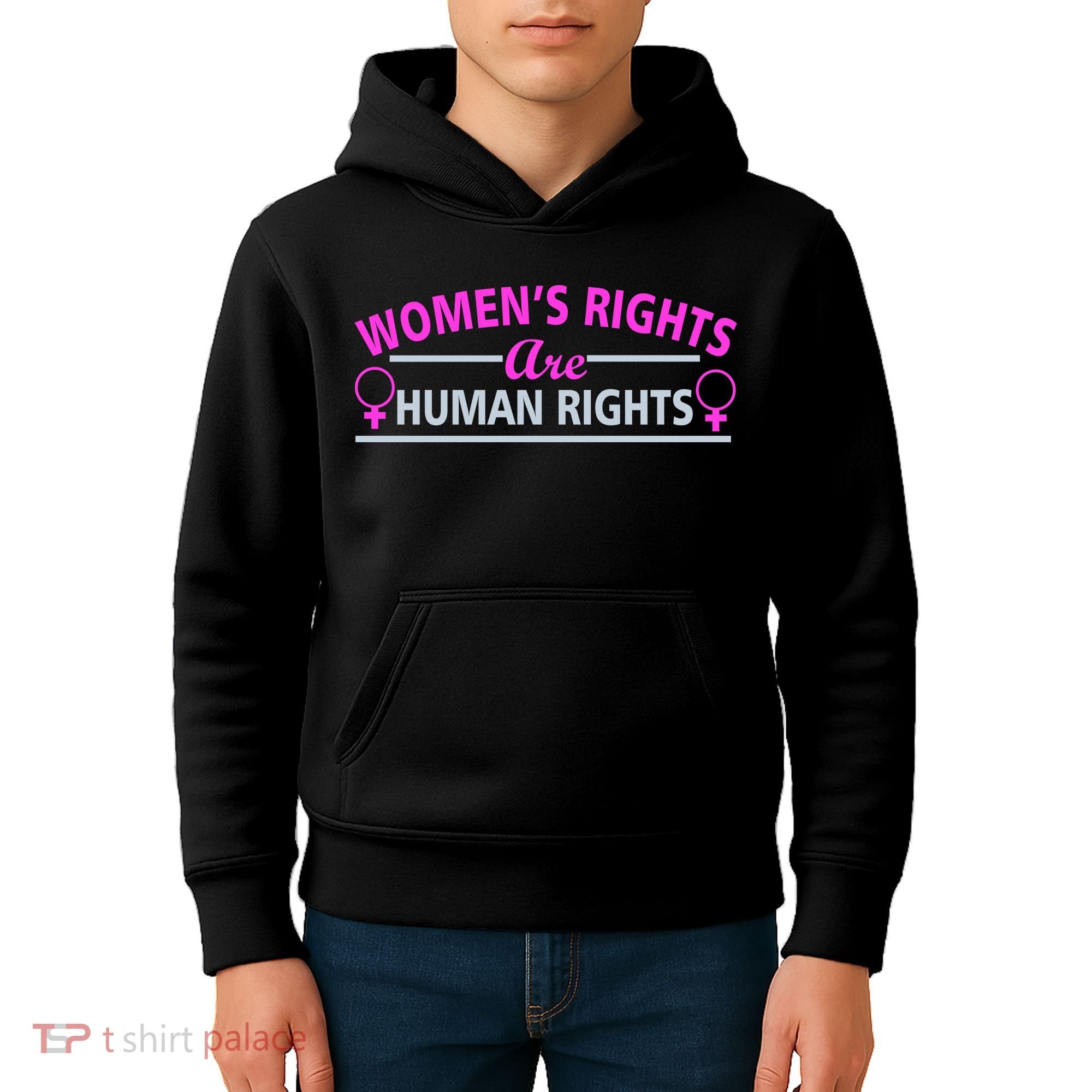 Women's Rights Are Human Rights Kids Hoodie