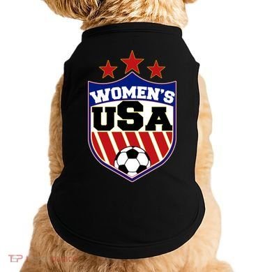Womens Soccer USA Emblem Doggie Tank