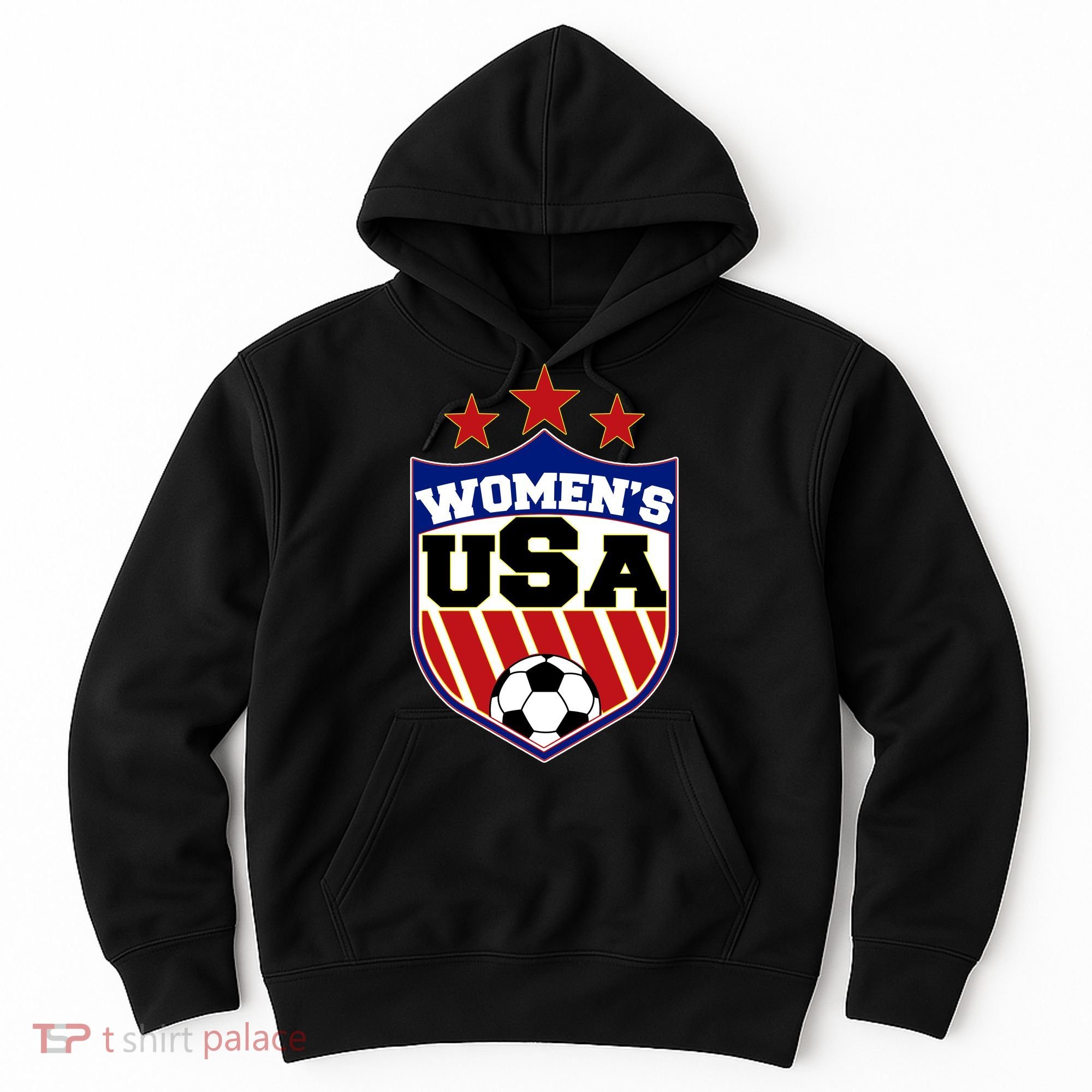 Womens Soccer USA Emblem Hoodie