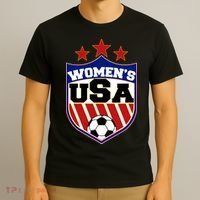 Womens Soccer USA Emblem T-Shirt thumb 3
