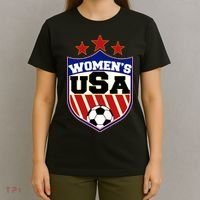 Womens Soccer USA Emblem T-Shirt thumb 4