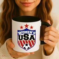 Womens Soccer USA Emblem Coffee Mug thumb 3