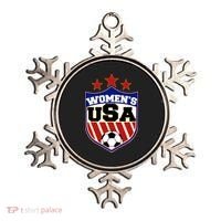 Womens Soccer USA Emblem Ornament thumb 0