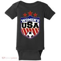 Womens Soccer USA Emblem Baby Bodysuit thumb 0