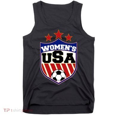 Womens Soccer USA Emblem Tank Top