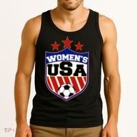 Womens Soccer USA Emblem Tank Top thumb 3