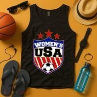 Womens Soccer USA Emblem Tank Top thumb 4