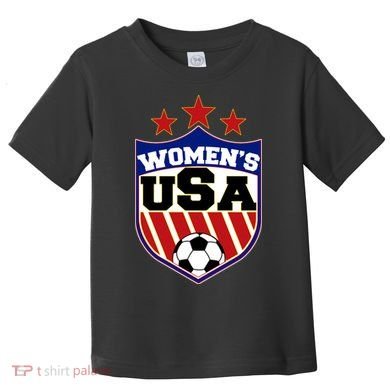 Womens Soccer USA Emblem Toddler T-Shirt