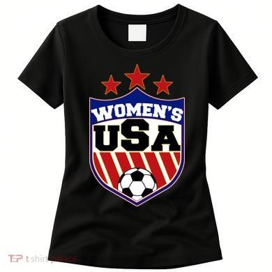 Womens Soccer USA Emblem Women's T-Shirt