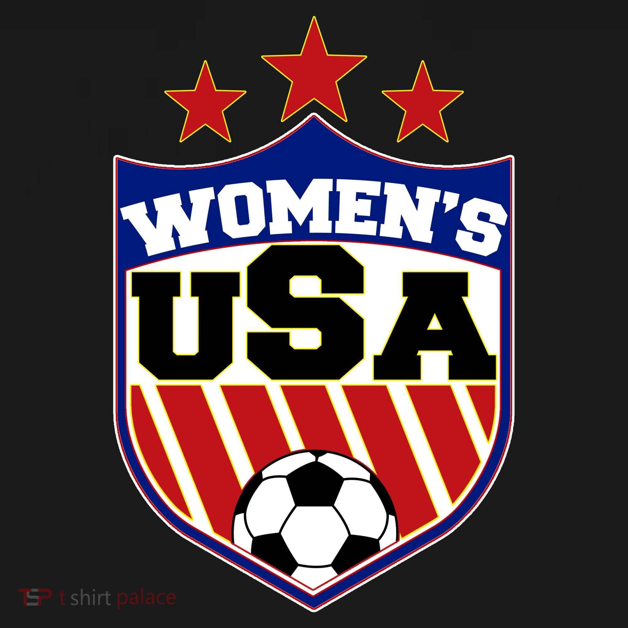 Womens Soccer USA Emblem Kids Hoodie