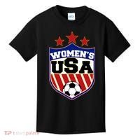 Womens Soccer USA Emblem Kids T-Shirt thumb 0