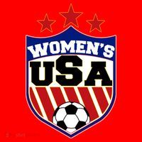 Womens Soccer USA Emblem Santa Hat thumb 1