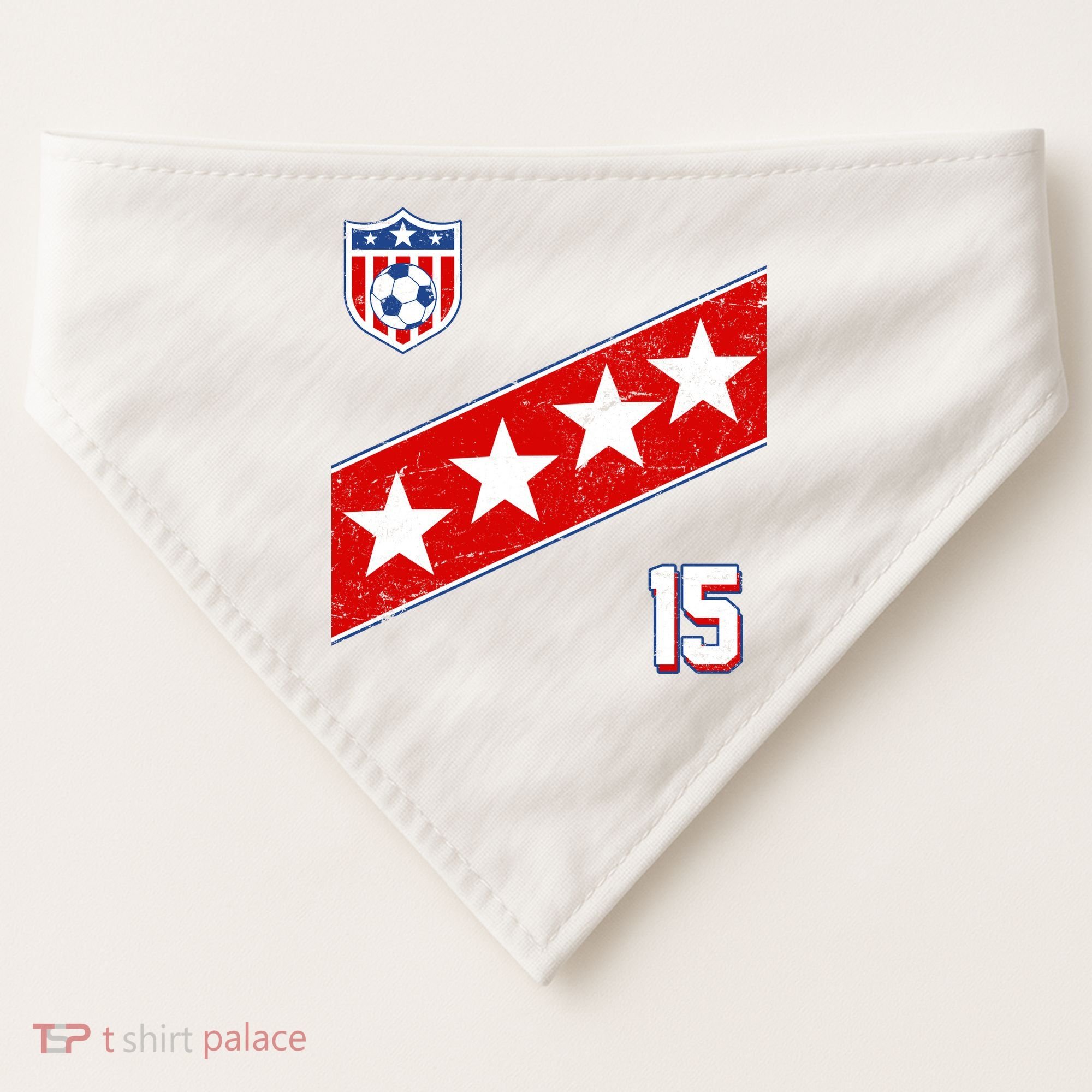 Women's US Soccer Jersey USA-Made Doggie Bandana