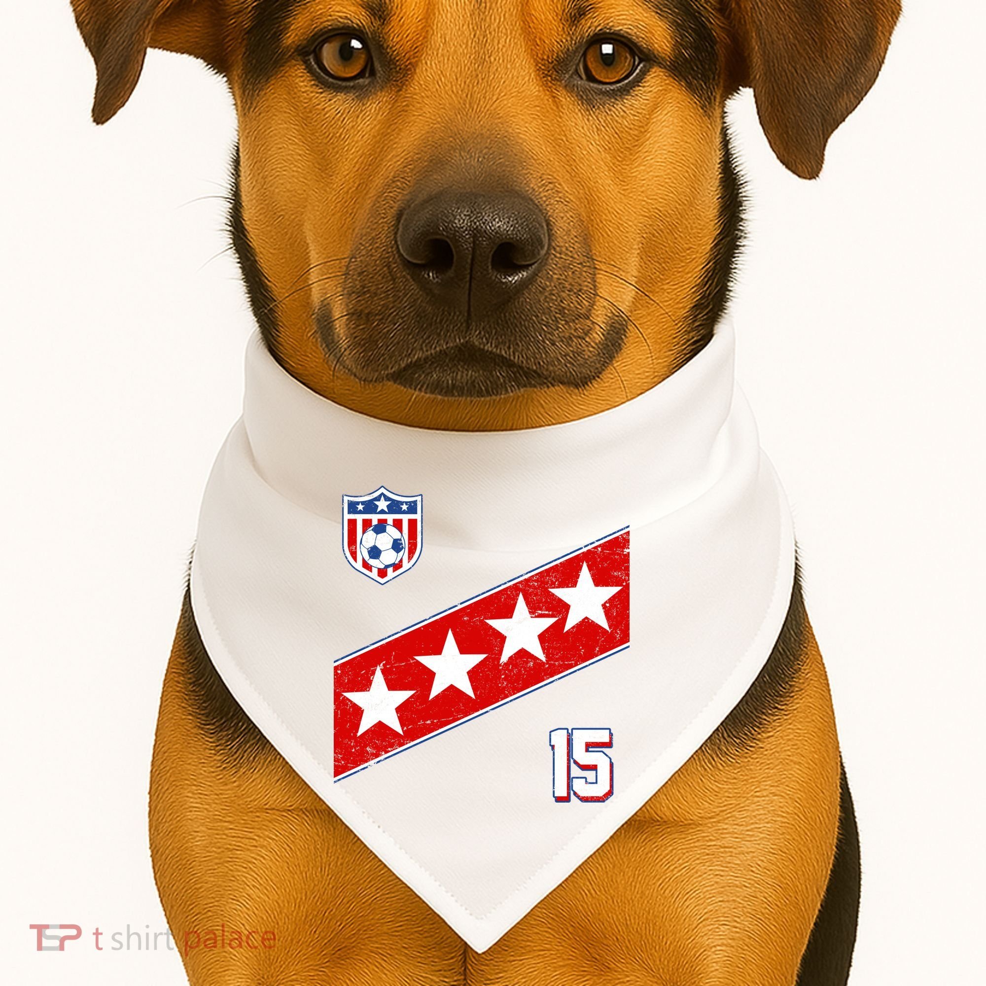 Women's US Soccer Jersey USA-Made Doggie Bandana