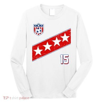 Women's US Soccer Jersey Long Sleeve Shirt