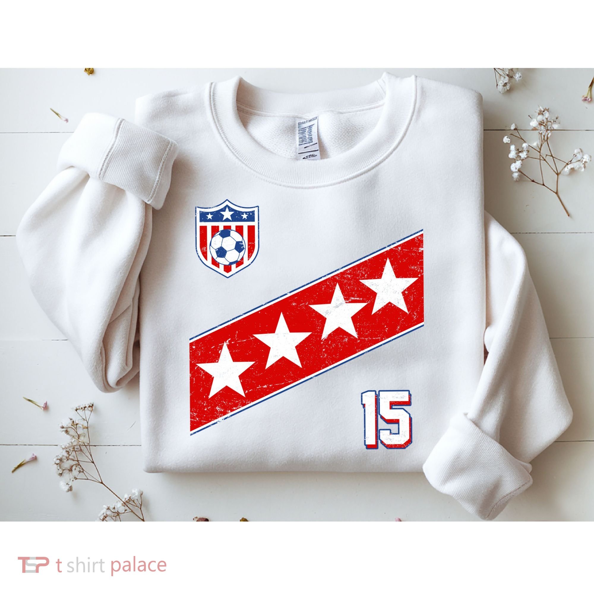 Women's US Soccer Jersey Sweatshirt